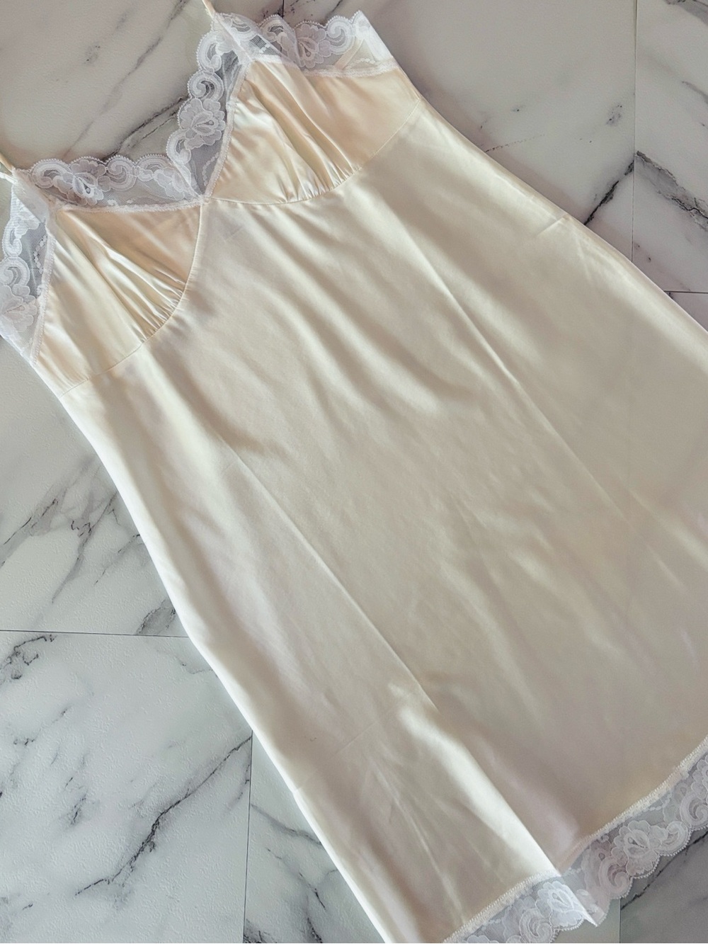 Trina Turk Silk Lace Slip Dress Chemise Size Medium